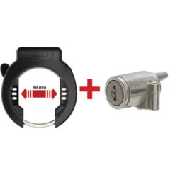 Abus Rahmenschloss 4750XL Black Und Akkuschloss IT2.1 Bosch PowerTube
