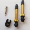 Barbieri Tubeless Ventile 45mm Gold -Berühmt Fahrradzubehör Geschäft barbieri tubeless ventile gold