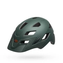 Bell Sidetrack Matte Dark Green/orange UY 50-57 Cm Kinderhelm -Berühmt Fahrradzubehör Geschäft bell sidetrack matte dark green orange kinder jugendhelm 2 0