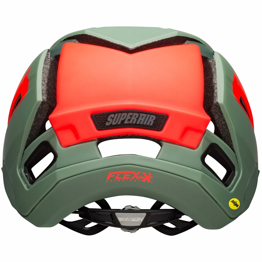 Bell Super Air Spherical MIPS Matte/gloss Green/infrared L 58-62 Cm Helm 4 Bell Super Air Spherical MIPS Matte/gloss Green/infrared L 58-62 Cm Helm – Bild 2