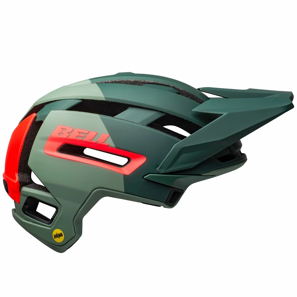 Bell Super Air Spherical MIPS Matte/gloss Green/infrared M 55-59 Cm Helm 3 Bell Super Air Spherical MIPS Matte/gloss Green/infrared M 55-59 Cm Helm