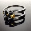 Ceetec® SC C1 Carbon UD Black/gold 31.8mm Sattelstützenklemme 2 Ceetec® SC C1 Carbon UD Black/gold 31.8mm Sattelstützenklemme -Berühmt Fahrradzubehör Geschäft ceetec sc c1 klemme