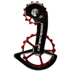 CeramicSpeed OSPW System Road Shimano RD-R9250 Di2/Ultegra RD-R8150 Di2 Red Coated Schaltwerkrädchen-System