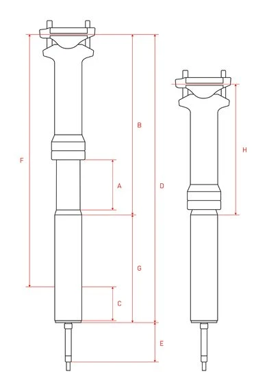 DT Swiss D 232 One Intern 60mm/400mm/27.2mm Sattelstütze 4 DT Swiss D 232 One Intern 60mm/400mm/27.2mm Sattelstütze – Bild 2