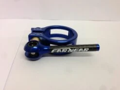 Far And Near QR Clamp Carbon-Alloy 31.8mm Blau Sattelstützenklemme