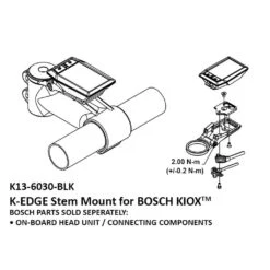K-Edge Bosch Kiox Computer Stem Mount E-Bike Mount Black -Berühmt Fahrradzubehör Geschäft k edge bosch kiox computer stem mount e bike mount 6