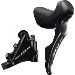 Shimano 105 ST-R7020/BR-R7070 11 Fach Schalthebel/Scheibenbremse Silky Black Hinten