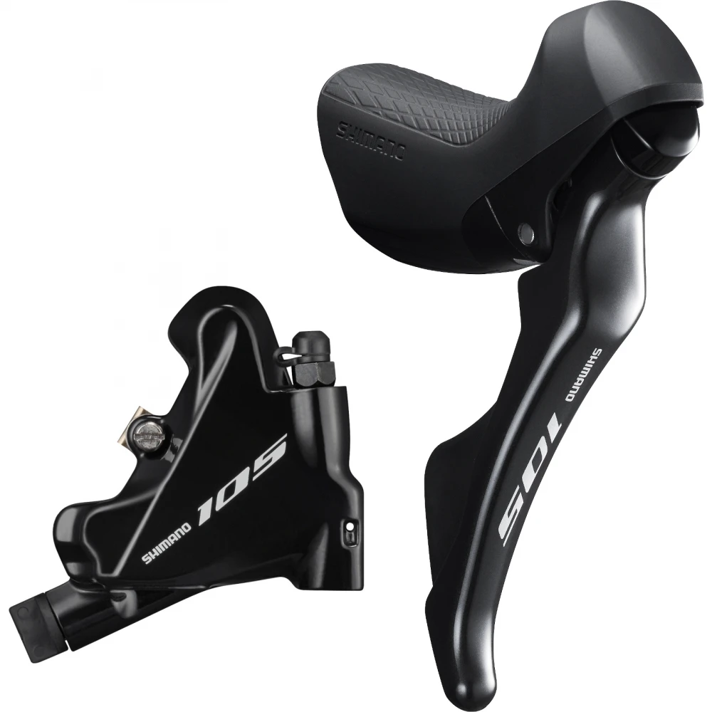 Shimano 105 ST-R7020/BR-R7070 11 Fach Schalthebel/Scheibenbremse Silky Black Hinten