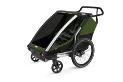Thule Chariot CAB 2 Cypress Green-black Kinderanhänger -Berühmt Fahrradzubehör Geschäft thule chariot cab 2 xypress green black kinderanhaenger 2