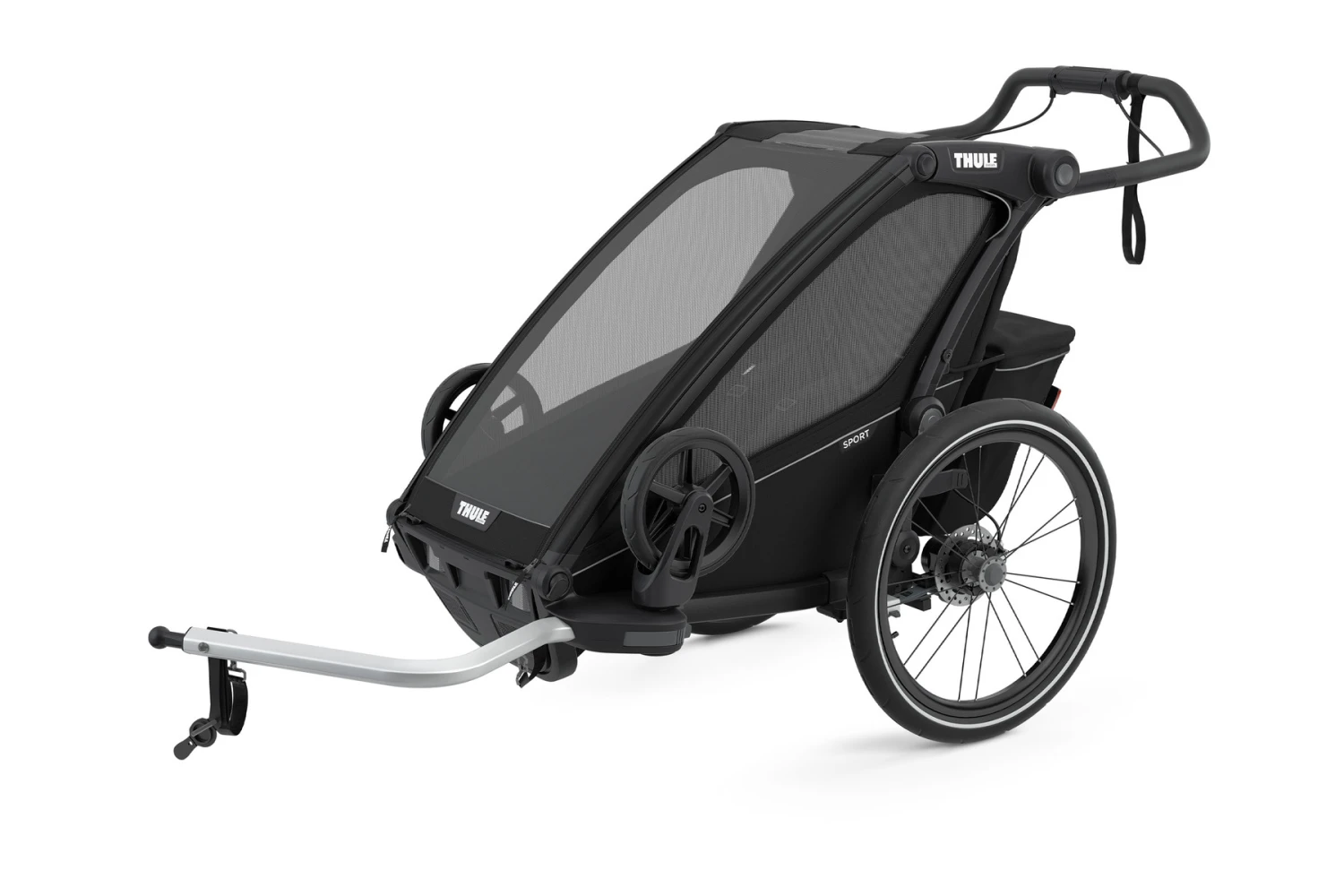 Thule Chariot Sport 1 Midnight Black Kinderanhänger 5 Thule Chariot Sport 1 Midnight Black Kinderanhänger – Bild 3